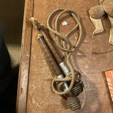 Vintage Children's SKIPPING ROPE With Wooden Handles Unusual Piece