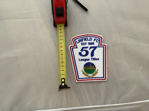 Linfield 57 titles patch - fc, .