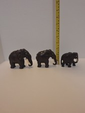 Vintage Set of 3 Wooden Ebony