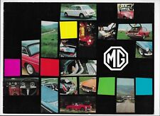 1971 MG car brochure: MG MGB/MGB GT, MG Midget Mk. III & MG 1300 Mk. II 