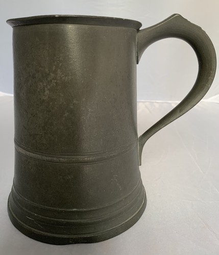 Victorian pewter pint - pewter, measure