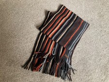 Mens Striped Cotton Scarf