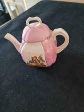 Pink and White Vintage Tea Pot