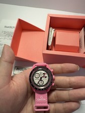 OMEGA Swatch Mission to the Pink Moon Phase Omega x Swatch