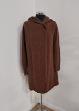 Toast Rust Long Cardigan Size
