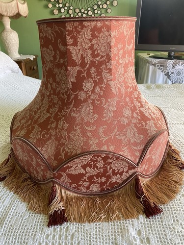 Vintage standard lamp shade - lamp,