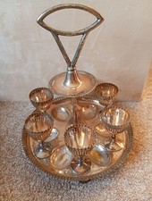 Antique Vintage Plated Egg