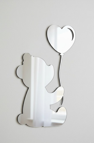Bear balloon shape mirror - balloon,