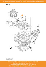 SUZUKI Nut, 08319-3108A OEM
