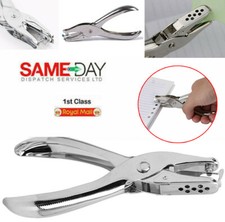 Hole Punch Metal Hand Held One Single Hole Paper Puncher 6mm office and school