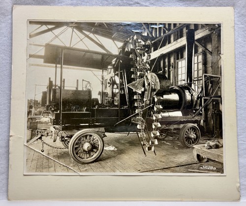 Antique 8x10 photo steam - photo,