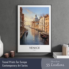 European Travel Poster Print