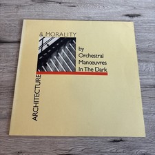 Architecture & Morality Vinyl BY OMD - WESTERN GERMANY Pressing 204 016-320 VGC