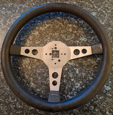 Formula Speedwell 13.5 Inch Leather Steering Wheel 60s 70s Mini Cooper BMC Ford 