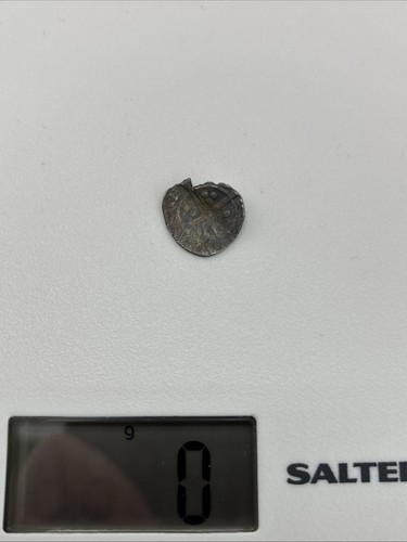 Edward silver hammered penny - hammered,