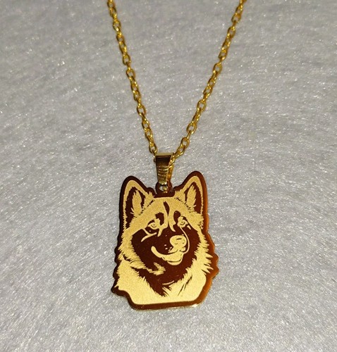 Wolf necklace husky alsatian - necklace,