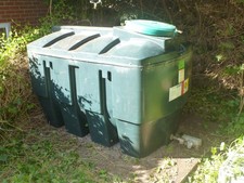 1400  Litre Harlequin Horizontal Bunded Domestic Heating Oil Storage Tank