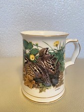 Bobwhite Quail Game Bird Beer Stein Pint Tankard Hammersley Danbury Mint China