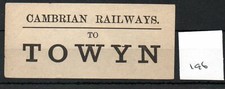 Cambrian Railways CR - Luggage