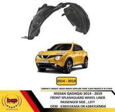 NISSAN JUKE 2014 - 2019 FRONT WING SPLASH GUARD INNER ARCH LEFT PASSENGERS LEFT