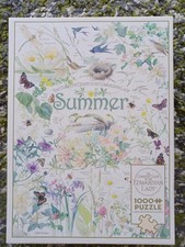 Cobble Hill Country Diary Summer Jigsaw Puzzle, 1000 Pieces, Complete