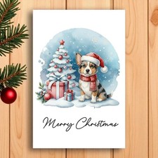 Cardigan welsh corgi - welsh, christmas