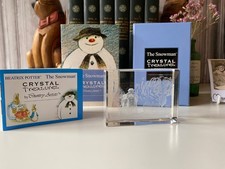 The Snowman Farewell Country Artists Crystal Treasures Paperweight 2003