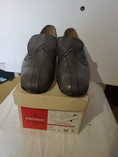 GRENSON ANTIQED GREY KID