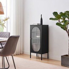 Urbi Small Black Metal Cabinet