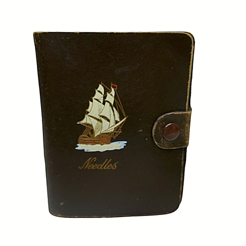 Leather sewing needle - needle, case