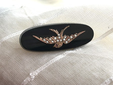 Victorian 9ct gold & jet
