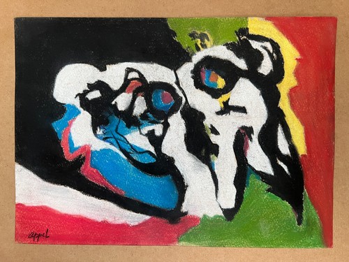 Karel appel drawing paper - drawing,