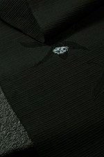 Japanese Fabric Silk Textile Vintage Kimono Antique Patch SHIBORI 39"/KIF30/65