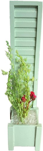 Dolls house sage - sage, wooden
