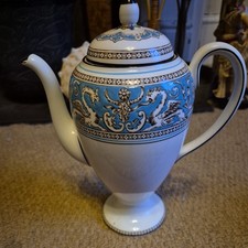 Wedgwood bone china Florentine Turquoise Coffee Pot 28cm