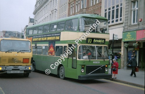 Nottingham city transport 309 - nottingham,
