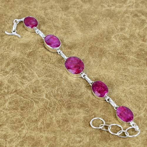 Natural red kashmiri - red, ruby