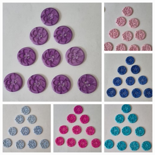 Flower patterned resin - 10,