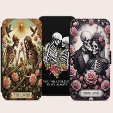 Skull Skeleton Gothic Art flip