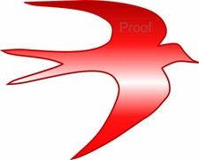 SWIFT RED 590mm X 475mm  #g6