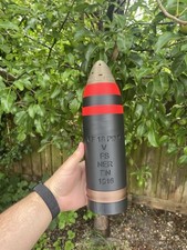 3D Printed Replica QF 18 Pounder Shrapnel Shell - Fully 3D Printed In Colour