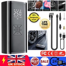 Car Tyre Inflator Cordless Digital USB Rechargeable Tire Air Compressor Pump New