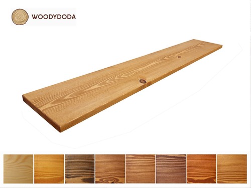 Redwood floating shelf - shelf, /