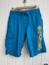 Crosshatch Blue Cargo Swim