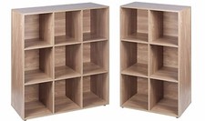 6,9 Cube Oak Modular Bookcase