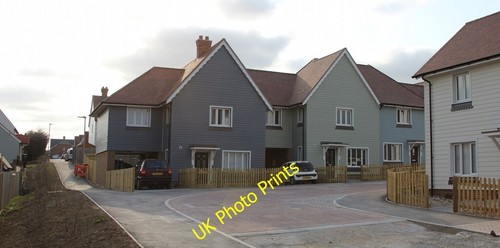 Photo 6x4 new houses rye - new,