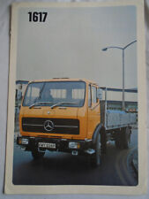 Mercedes 1617 brochure c1977