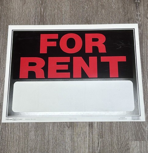 For rent hillman sign - for,