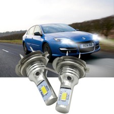 For Renault Laguna MK3 100w H7 White Xenon Low Dip Beam LED Headlight Bulbs Pair