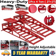 2 x Heavy Duty Metal Car Ramp